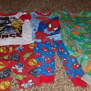 3 pairs of pajamas